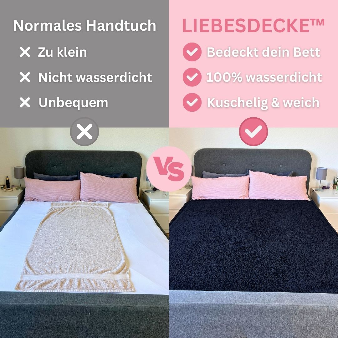 Liebesdecke™ - Die Wasserdichte Kuscheldecke