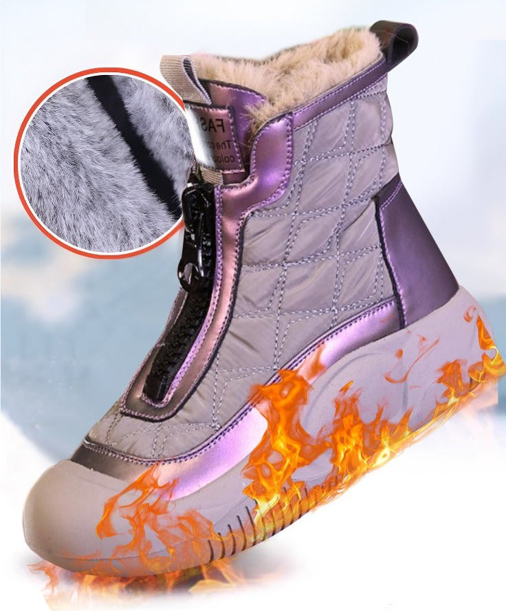 Avichic™ WarmBoot - Waterproof, non-slip lace boots